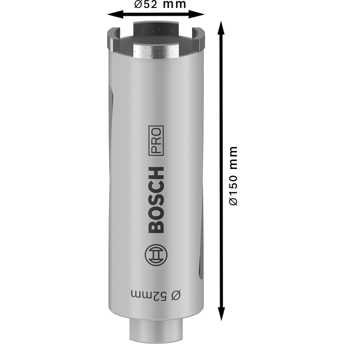 BOSCH Carotă diamantată pentru găurire uscată G 1/2"