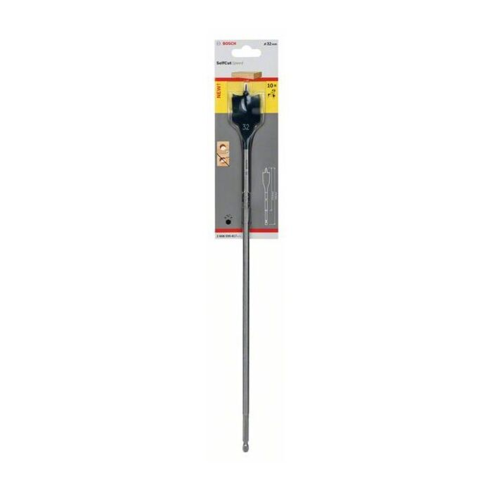 BOSCH Burghiu Self Cut Speed, sistem de prindere hexagonal