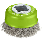 BOSCH Perie sârmă oală ondulată cu X-LOCK, Clean for Inox
