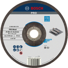 BOSCH Set 10 discuri de șlefuire cu degajare, Expert for Metal