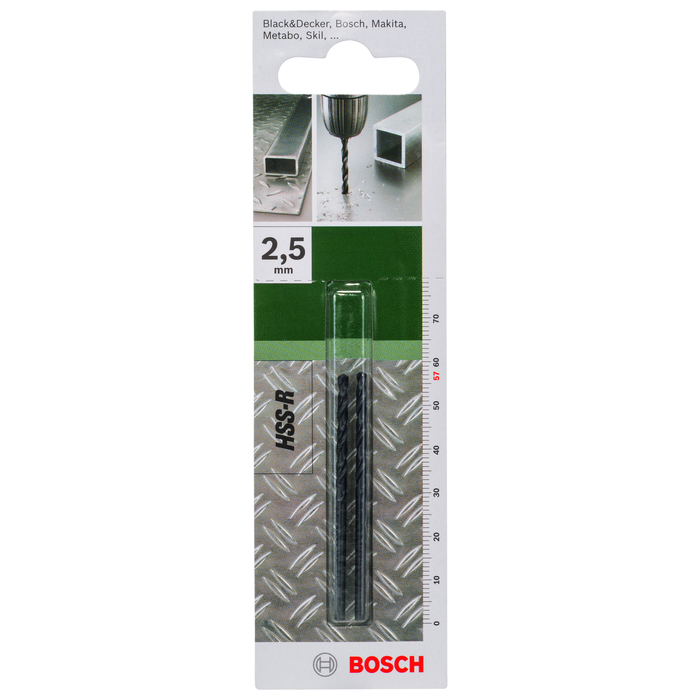 BOSCH 2 BURGHIE MET HSSR 2.5X57