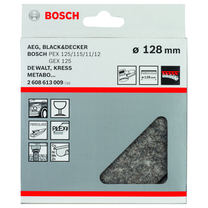 BOSCH Pâslă pentru lustruit