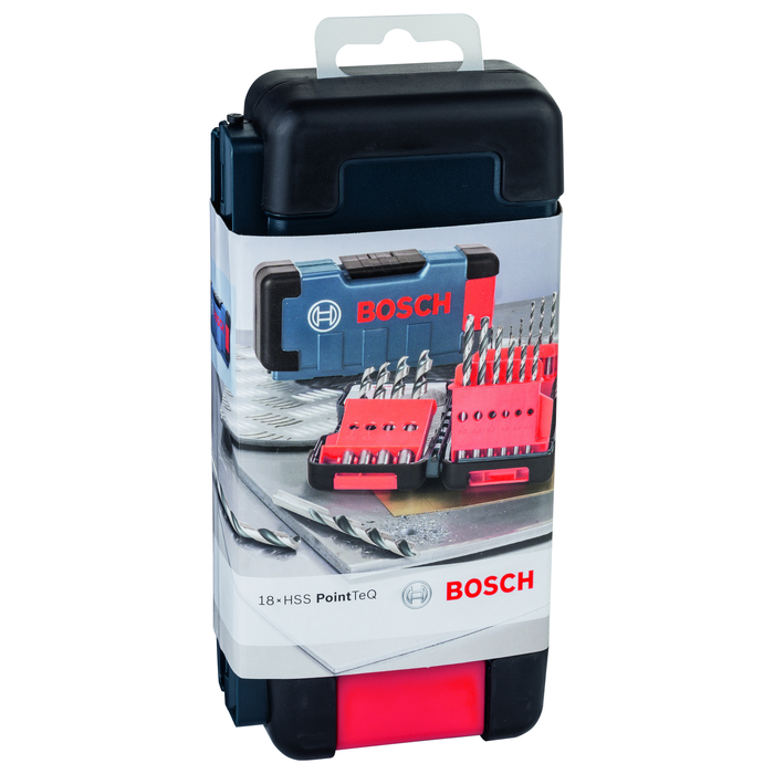 BOSCH Set 18 burghie HSS PointTeQ ToughBox