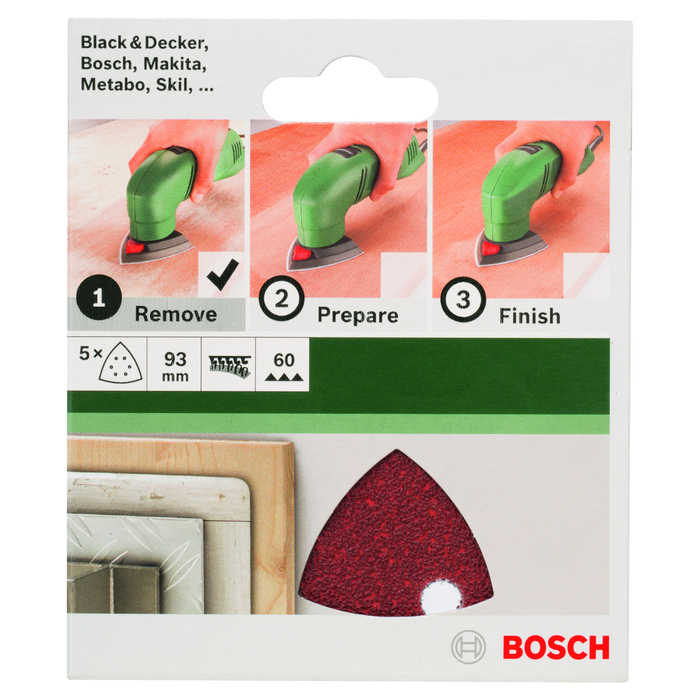 BOSCH Foi abrazive 93 mm, R60, 6 gauri (5)