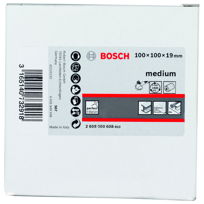 BOSCH Tambur de şlefuit din pâslă