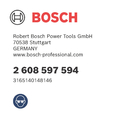 BOSCH Burghie HSS-G cu vârf dublu