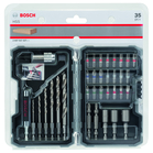 BOSCH Set burghie și capete de şurubelniţă, 35 buc.