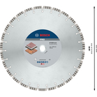 BOSCH Disc diamantat Best for Stone