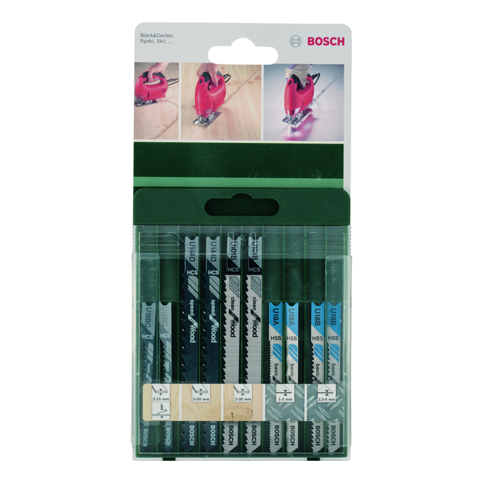 BOSCH Set de 10 pânze pentru ferăstrău vertical sistem de prindere în UU 101 B (2x); U 144 D (2x); U 19 BO (2x); U 18 A (2x); U 18 B (2x)