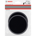 BOSCH Set 2 bureți de lustruit, 77 mm, fin