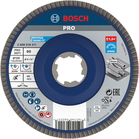 BOSCH Disc de șlefuire evantai, drept, Best for Metal cu X-LOCK