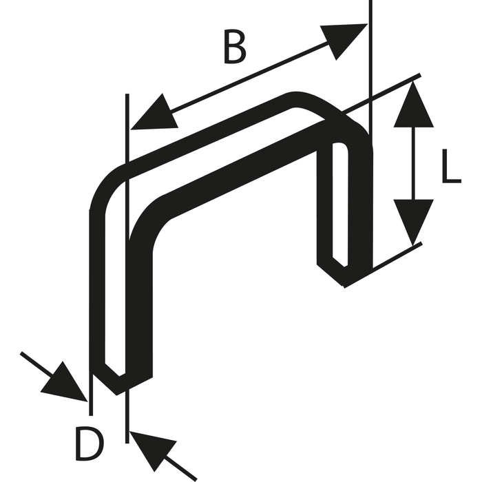 BOSCH Capse din sârmă plată tip 57