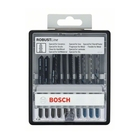 BOSCH Set Robust Line de pânze pentru ferăstrău vertical Top Expert, sistem de prindere în T, 10 buc.