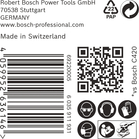 BOSCH FOAIE ABRAZIVA C470,80x133mm,P180