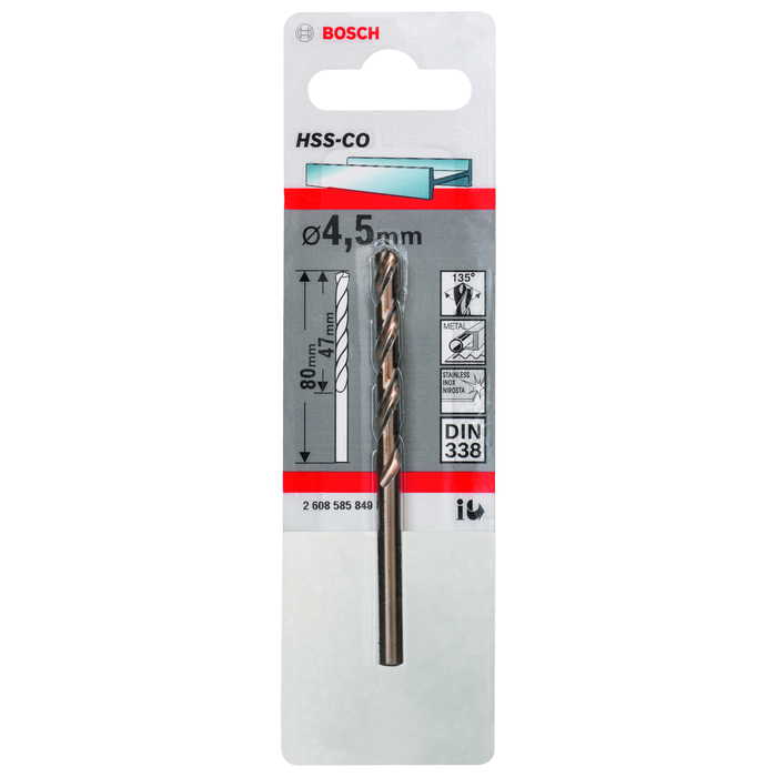 BOSCH Burghiu HSS-Co