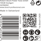 BOSCH FOAIE ABRAZIVA C470,102x62/93mmP120