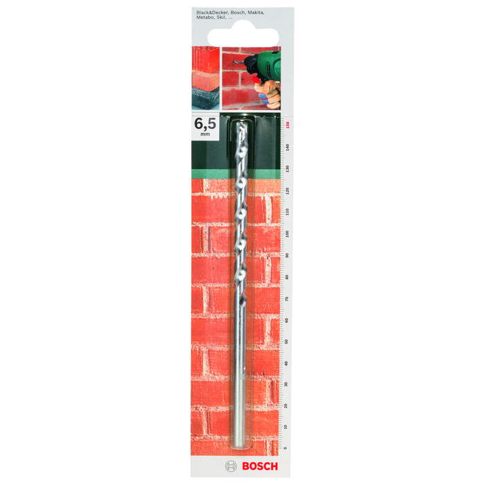 BOSCH Burghiu pentru piatră conform ISO 5468D= 6,5 mm; L= 150 mm