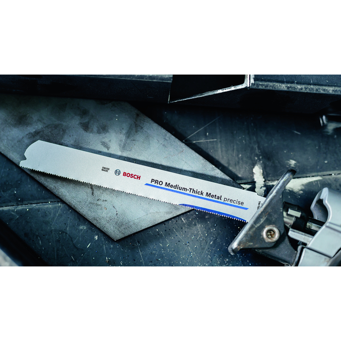 BOSCH Set de 25 pânze de fierăstrău sabie PRO Medium-Thick Metal precise S1137BEF 1,1 x 25 x 225 mm
