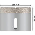 BOSCH Carotă diamantată Dry Speed, Best for Ceramic cu X-LOCK