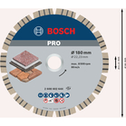 BOSCH Disc diamantat Best for Stone