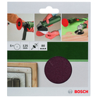 BOSCH Set hartii abrazive Ø 125 mm, R80, (5)