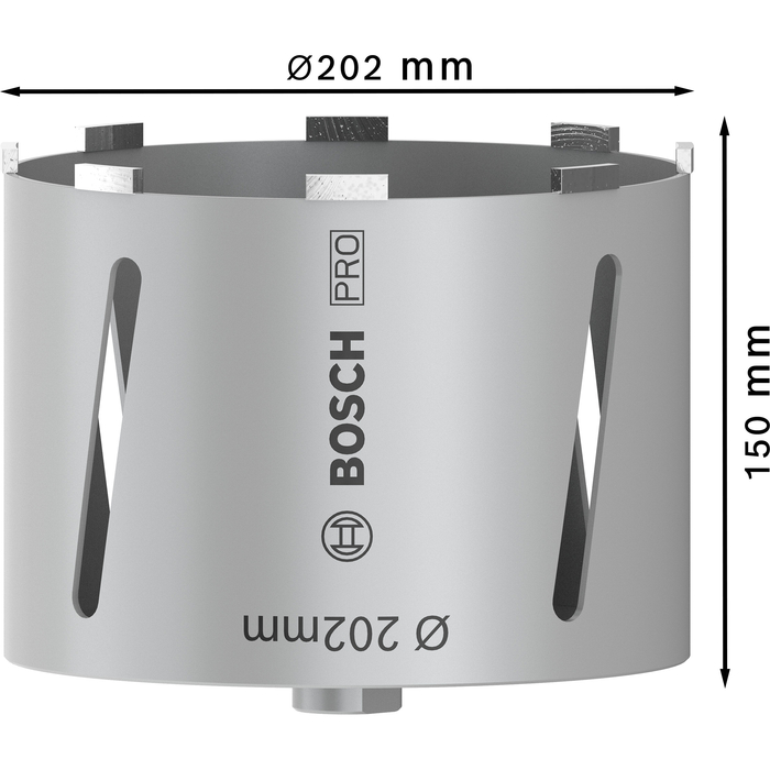 BOSCH Carotă diamantată pentru găurire uscată G 1/2"