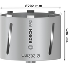 BOSCH Carotă diamantată pentru găurire uscată G 1/2
