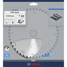 BOSCH Pânză de fierăstrău circular cu cablu PRO Steel, 203 x 2 x 25,4 mm