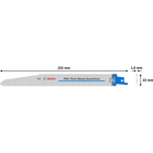 BOSCH Set de 100 pânze de fierăstrău sabie PRO Thick Metal Demolition S1130CF 1,6 x 22 x 225 mm