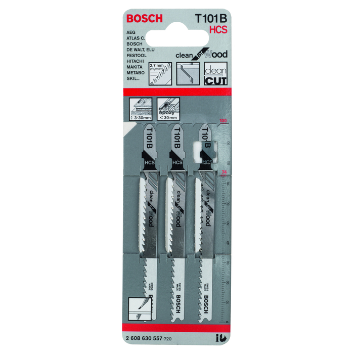 BOSCH Pânză pentru ferăstrău vertical T 101 B