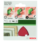 BOSCH Foi abrazive 93 mm, R180, 6 gauri (5)