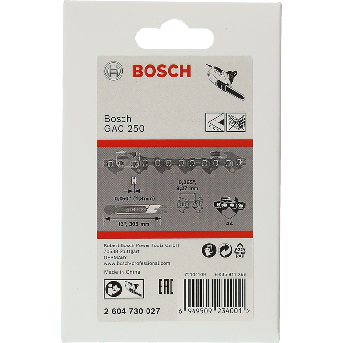 BOSCH Lant cu carburi tungsten pentru GAC 250