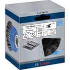 BOSCH Perie sârmă oală împletită cu X-LOCK, Heavy for Metal