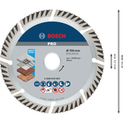 BOSCH Disc de tăiere diamantat Standard for Universal