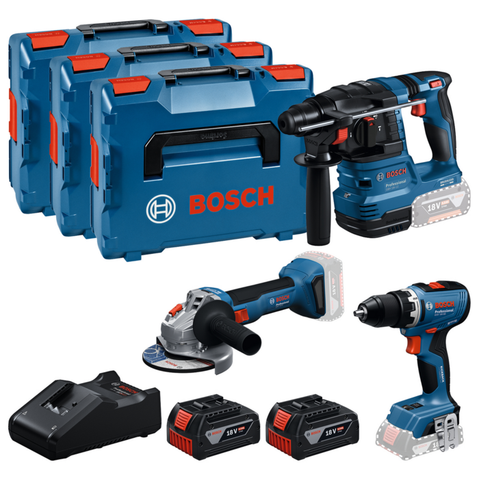 BOSCH Kit 3 scule 18V