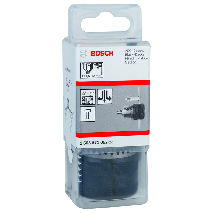 BOSCH Mandrine cu coroană dinţată 1.5 – 13 mm