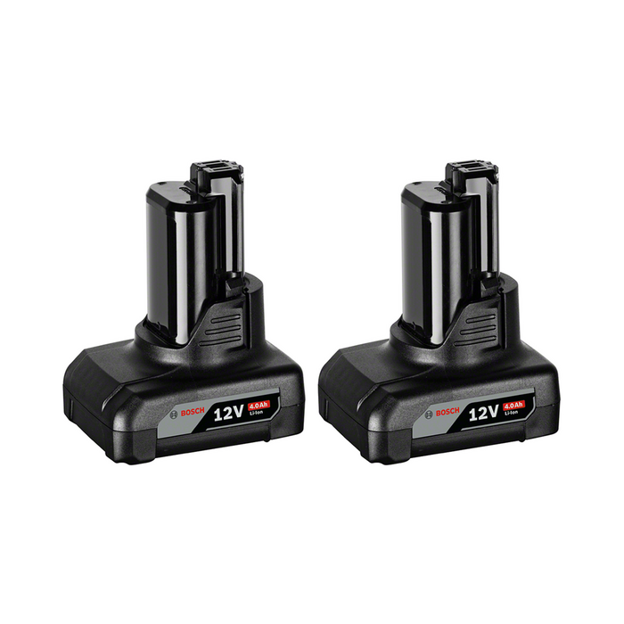 BOSCH 2x GBA 12V, 4.0Ah