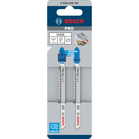 BOSCH Set de 2 pânze de fierăstrău vertical PRO Alu curve T227D, 100 mm
