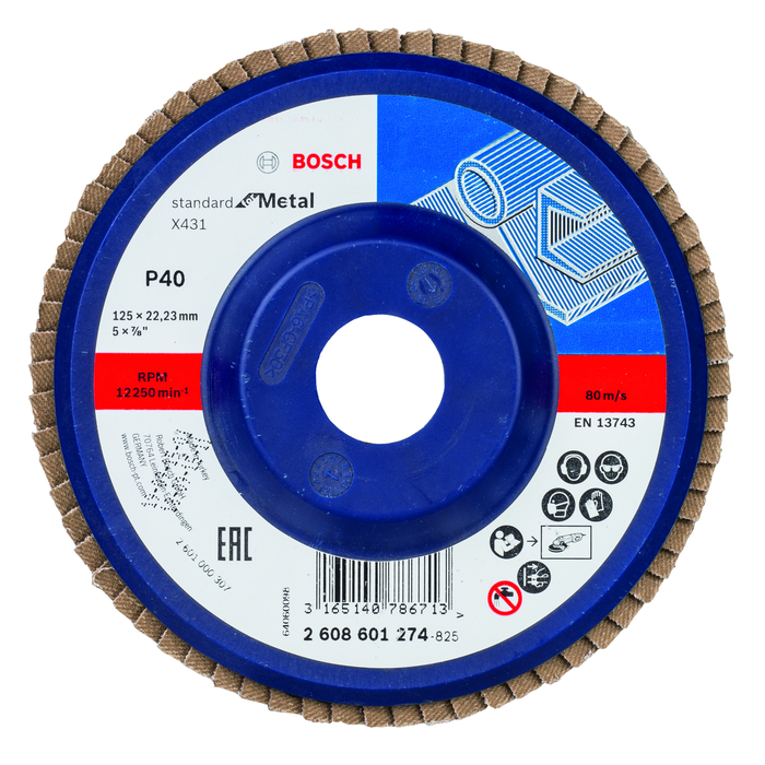 BOSCH Disc de şlefuire evantai X431, Standard for Metal