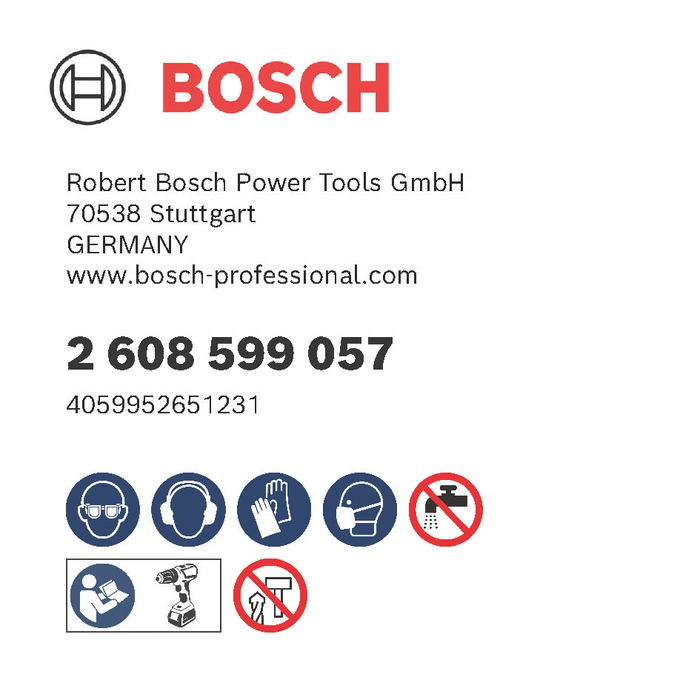 BOSCH Burghiu PRO Ceramic dry, 12 x 33 x 13 mm