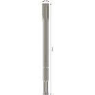 BOSCH Daltă lată cu sistem de prindere hexagonal de 22 mm