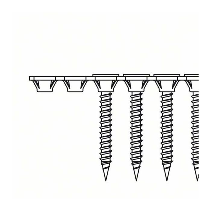 BOSCH Şurub rapid filet fin 3,9 x 30