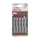 BOSCH Set 5 pânze pentru ferăstrău vertical Clean for PMMA