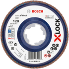 BOSCH Disc de șlefuire evantai X-LOCK X551, Expert for Metal