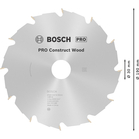 BOSCH Pânză de ferăstrău circular Construct Wood