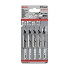 BOSCH Set 5 pânze pentru ferăstrău vertical Clean for Hard Wood
