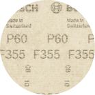 BOSCH Set foi abrazive F355, 10 buc.