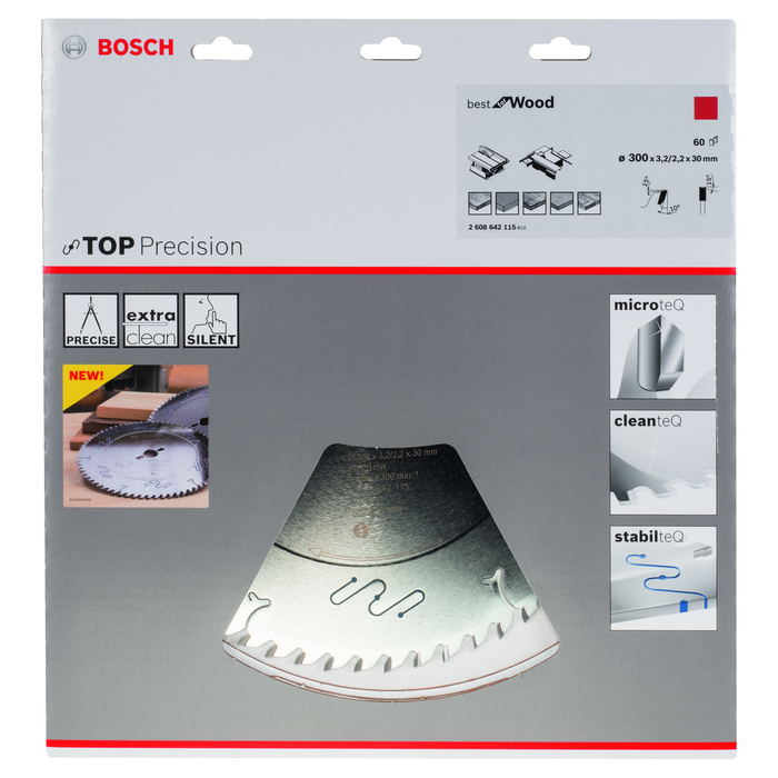 BOSCH Pânză de ferăstrău circular Top Precision Best for Wood