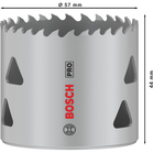 BOSCH Carotă PRO Multi Material, 57 mm, cu filet