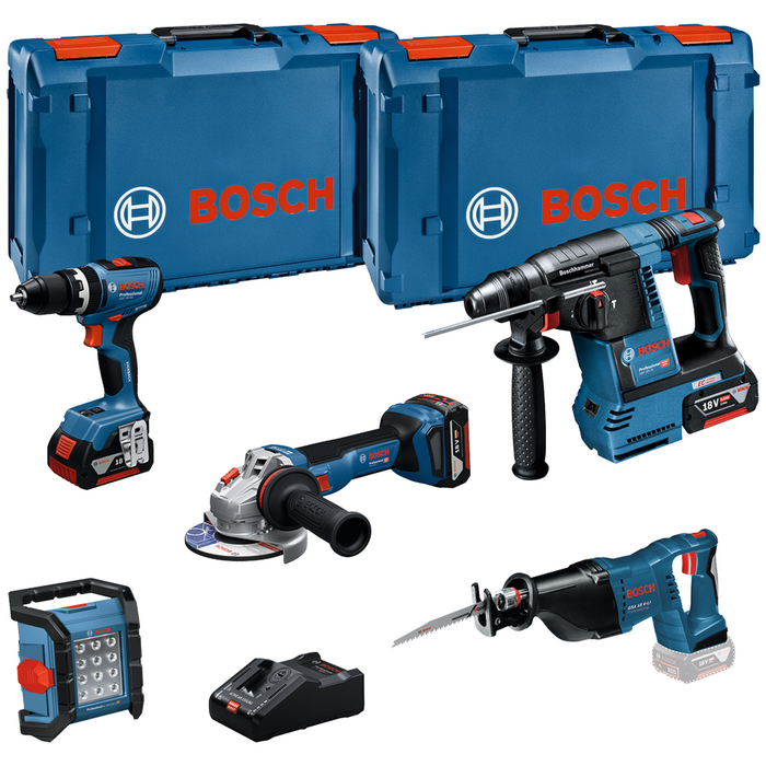 BOSCH Kit 5 scule 18V
